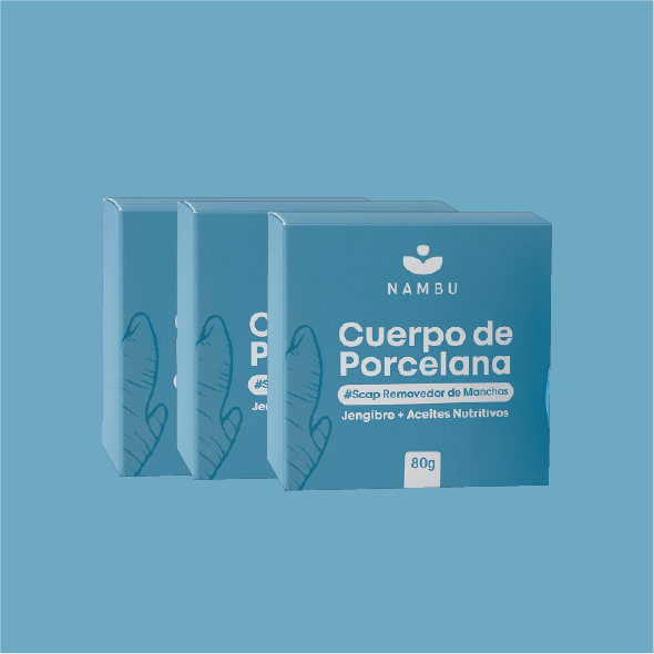 Pack de 3 - Jabón Cuerpo de Porcelana.