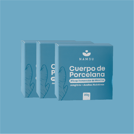 Pack de 3 - Jabón Cuerpo de Porcelana.
