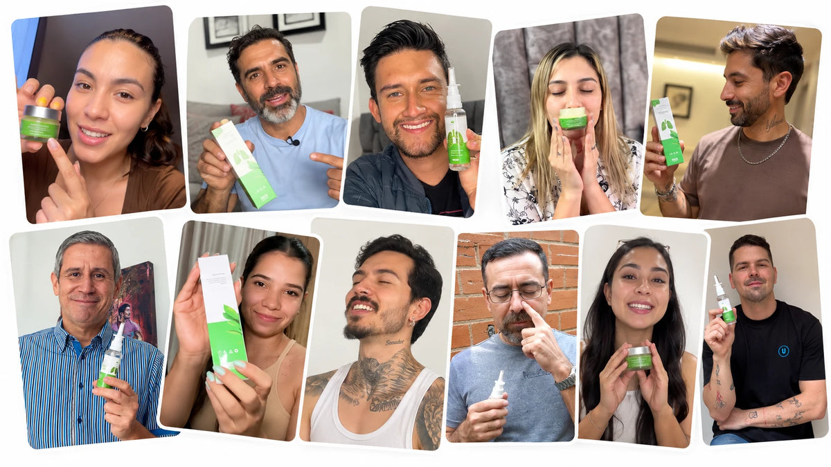 Clientes de Nambu con el Spray Nasal y el Ungüento Chest Relief